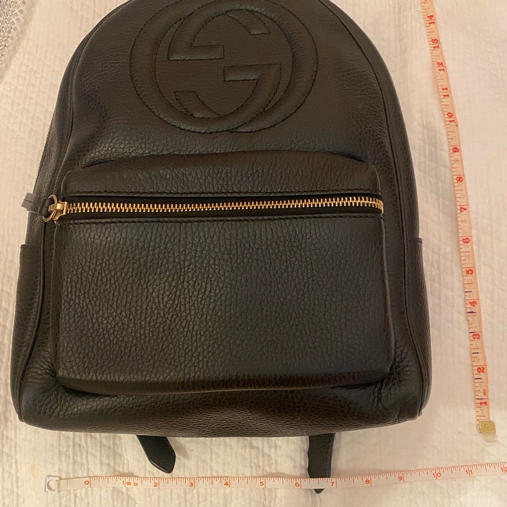 Black Gucci soho authentic women’s mini backpack - Picture 16 of 16
